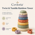 Cevloria™ Twist & Tumble Rainbow Tower