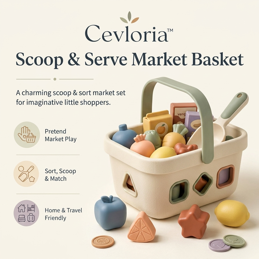 Cevloria™ Scoop & Serve Market Basket