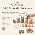 Cevloria™ Clip & Create Story Pals